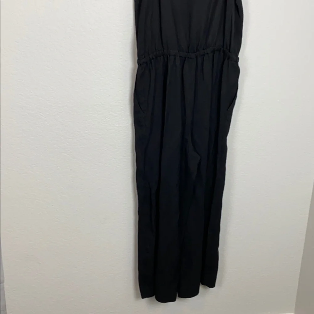 Loft surplice front black jumpsuit - Picture 8 of 12